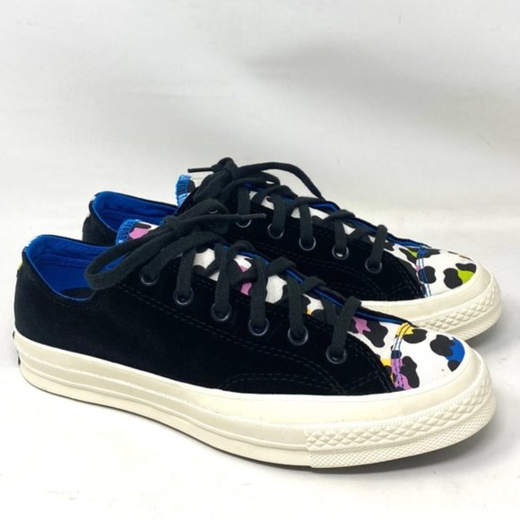 💖MEGA SALE💖Converse Chuck 70 OX Pattern Low Top Black Animal Women's 572393C - Picture 3 of 10